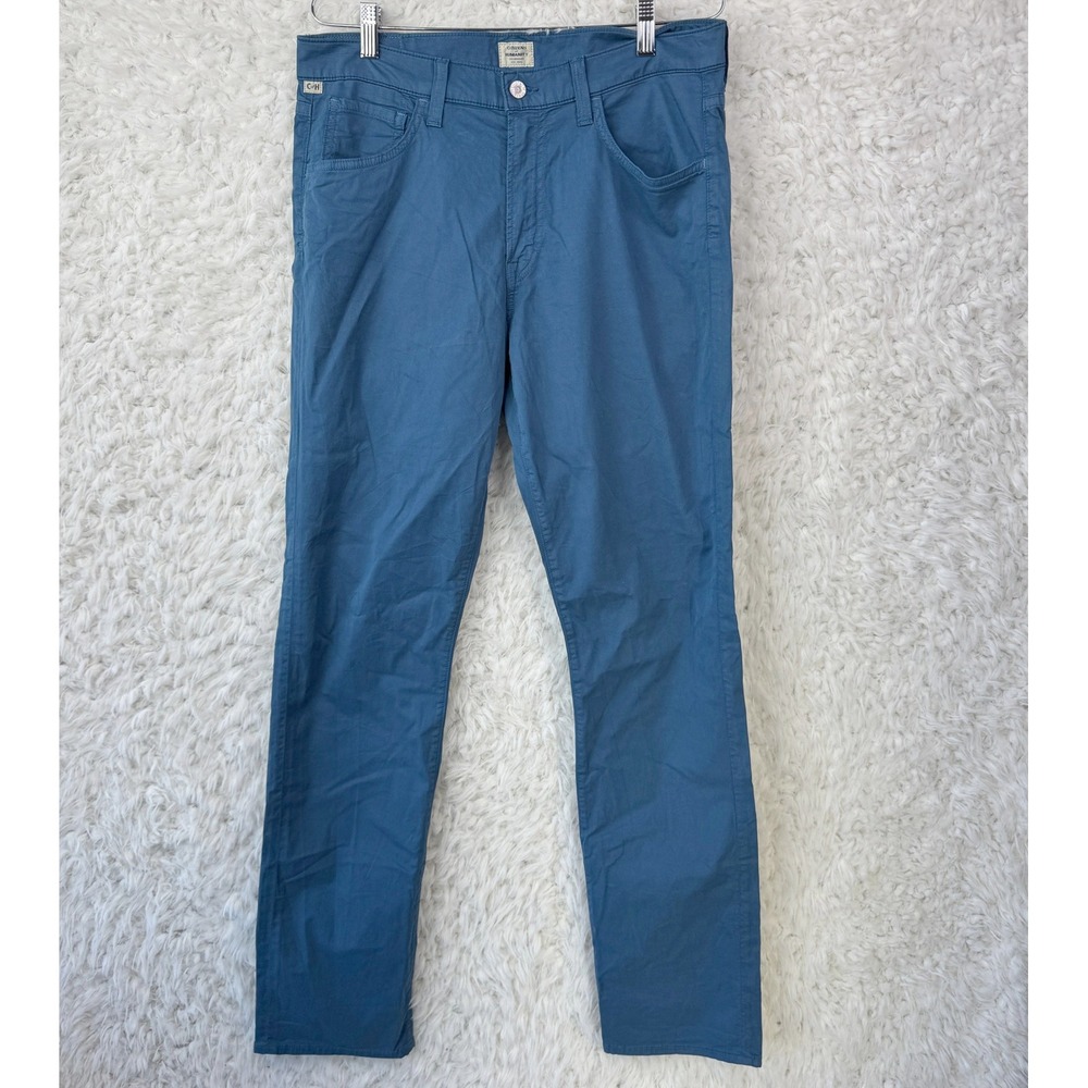 Citizens of Humanity Gage Classic Straight Pants 32 Blue Preppy Casual‎ Classic